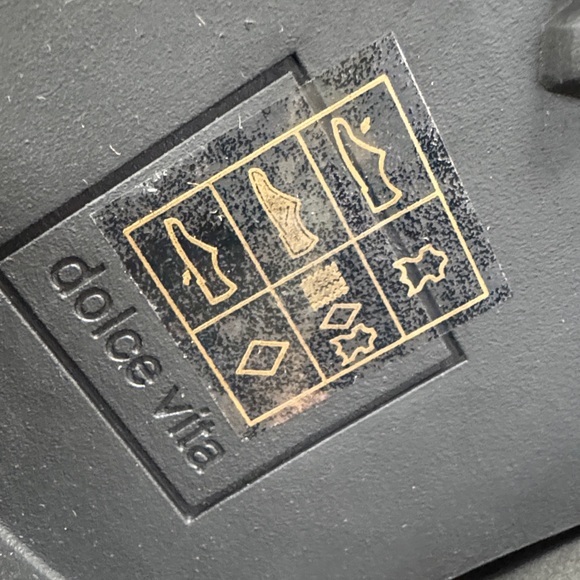 Dolce Vita Robson off White Leather Lace-Up black Lug Boots NEW 6 - Picture 11 of 14